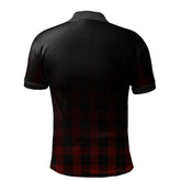 Clan Cameron Black and Red Tartan Polo Shirt - Alba Celtic Style DZ99 Cameron Black and Red Tartan Tartan Polo